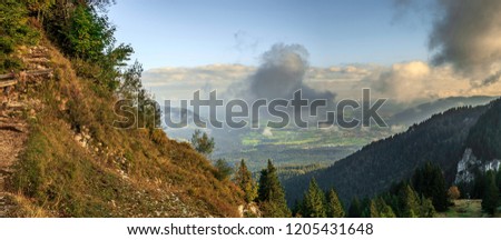 Mountain landscape pictures taken in German Alps