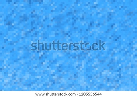 Blue Pixelated mosaic texture background