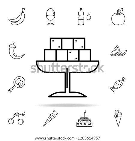 sweets icon. Food and drink icons universal set for web and mobile
