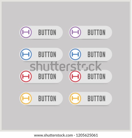 Dumbbell Icon - Free vector icon