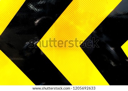 Yellow black the meaning of safety