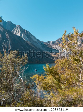 Convict Lake Sierra Nevada Fall Color