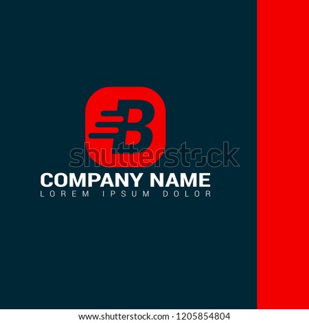 letter B logo concept