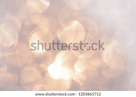 Abstract golden bokeh  background texture