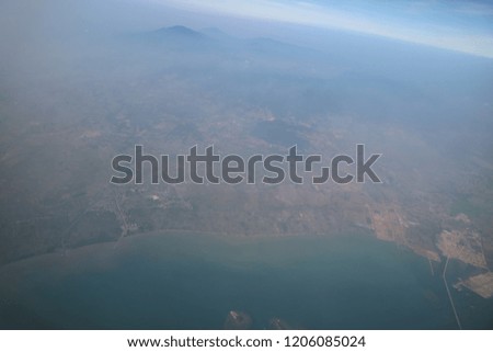 aerial view island 