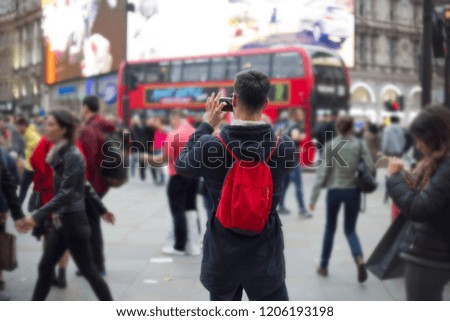Man picturing London street