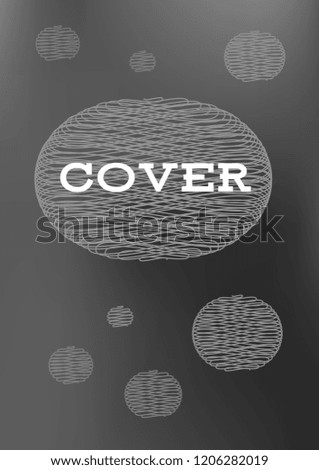 Creative Cover Page. Vector Layout for Leaflets. Blurred Decorative Creative Color Page in Abstract Style with Text Box. Vector Pattern for Posters. Nice A4 Color Sample.