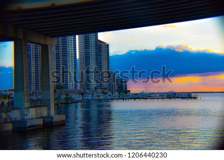Cleveland Avenue Bridge Sunset