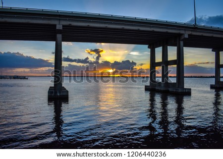 Cleveland Avenue Bridge Sunset