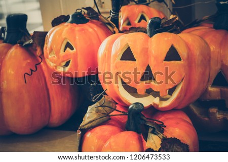 Halloween pumpkins for Halloween festival