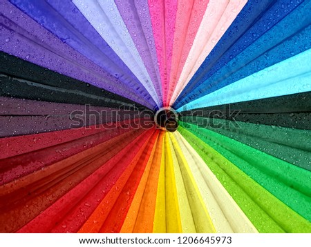 colorful umbrella for background