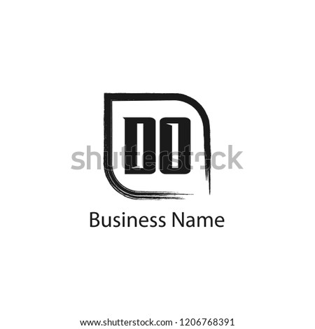 Initial Letter DO Logo Template Design