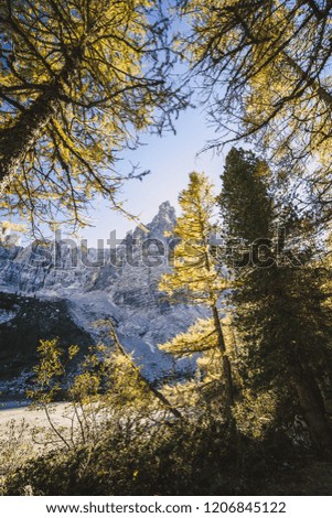 Dolomiti mountain landscape