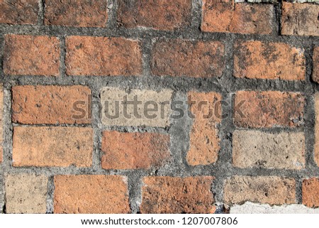Brick texture grunge for old wall and background