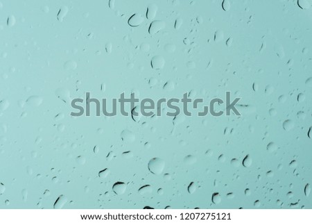 Background of water drop on glass
