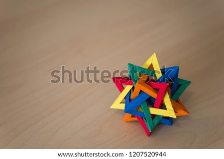 Origami design on Table