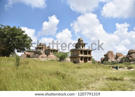 Chitradurga Fort monuments and ruins, Karnataka, India