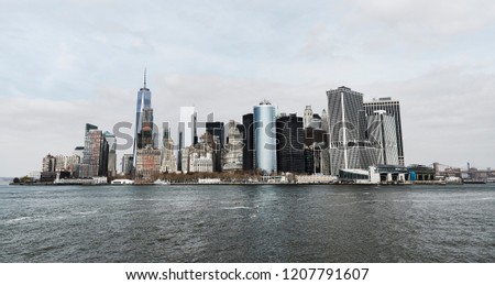 New York, Manhattan, Skyline