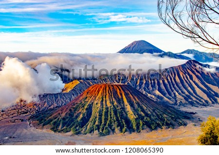 Beautiful Bromo mountain,Indonesia
