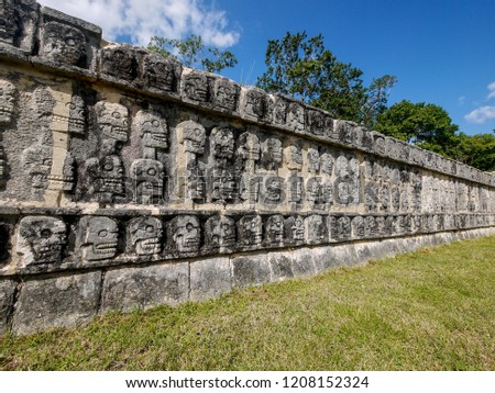 Mayan pyramid, Chichen Itza, Mexico