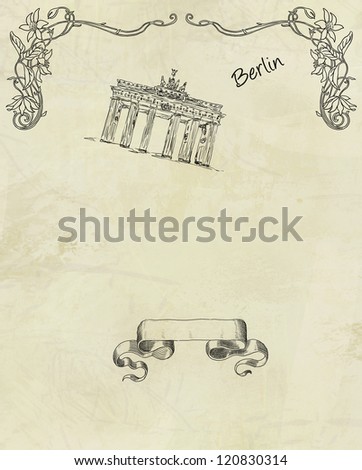 Berlin theme background