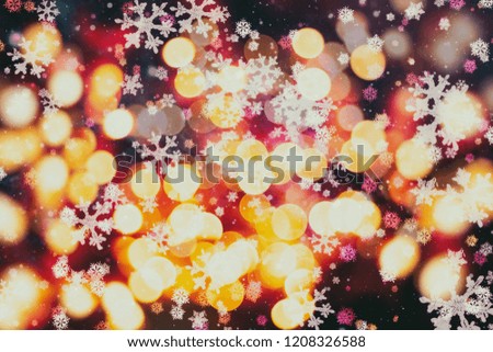 Abstract bokeh background. Christmas Glittering background. Abstract christmas background. 