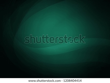 Dark Green vector pattern with bubble shapes. Colorful abstract illustration with gradient lines. Textured wave pattern for backgrounds.
