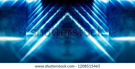 Background wall with neon lines and rays.