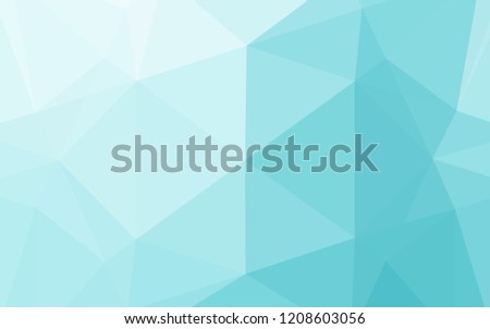 Light BLUE vector shining hexagonal pattern. Colorful abstract illustration with gradient. A new texture for your design.