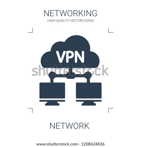 network icon. high quality filled network icon on white background. from networking collection flat trendy vector network symbol. use for web and mobile