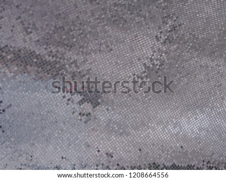 Abstract gray white background and texture wallpaper with mesh of squares. Mosaic glass. Geometric template.technology illustration concept.