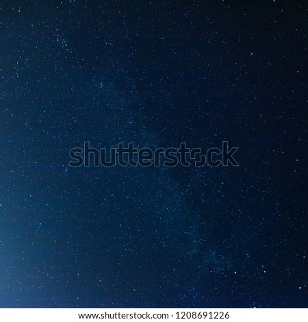milky way with millions of stars in the sky, background