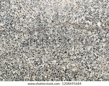 Grey pebble floor texture and background