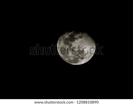 Telephotic Picture of the moon
