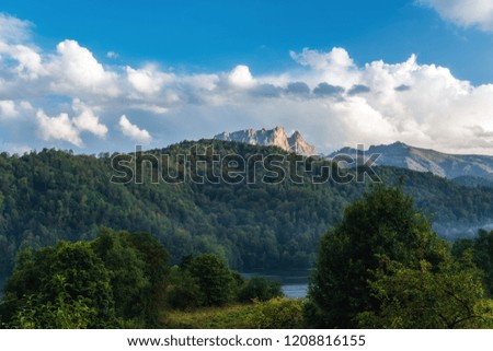 Highland lake Goygol  in Azerbaijan Republic