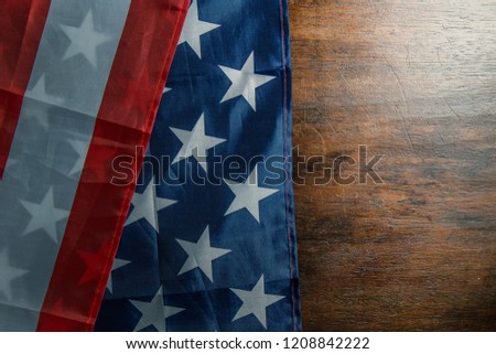 The  united states of America flag abstract background.