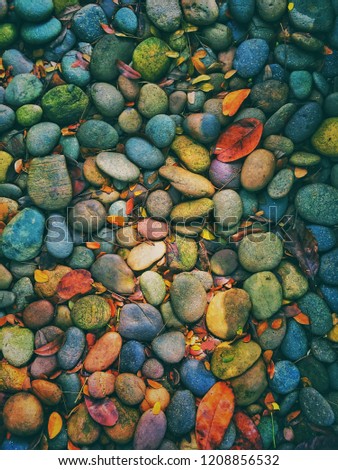 Colorful of stone Royalty-Free Stock Photo #1208856532
