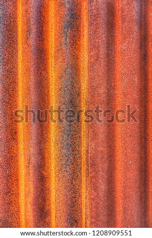 Rust metal sheet