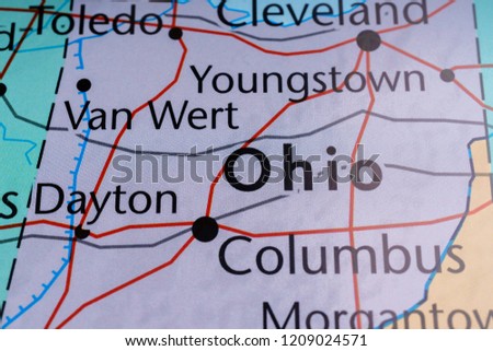 Ohio State on the map