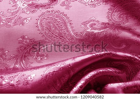texture, background, red, blushing, ruddy, florid, gules, blushful fabric with a paisley pattern. based on traditional Asian elements
