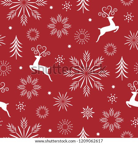 seamless pattern, seasons greetings,christmas background