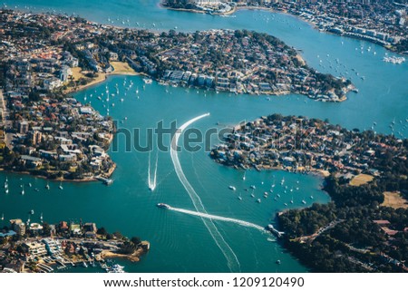 aerial view of cityscape, Sydney Australia 