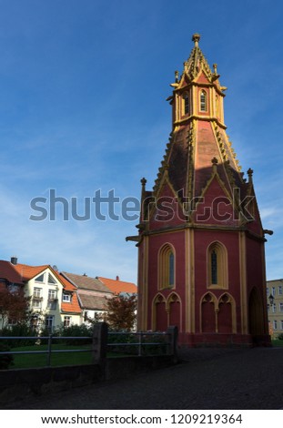 Little chapel called Annen-Kapelle in the german city Heilbad Heiligenstadt