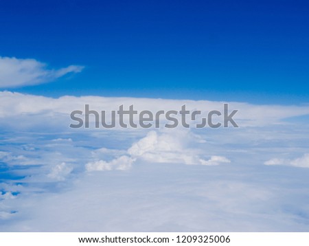 heavenly sky high for holiday travelling background