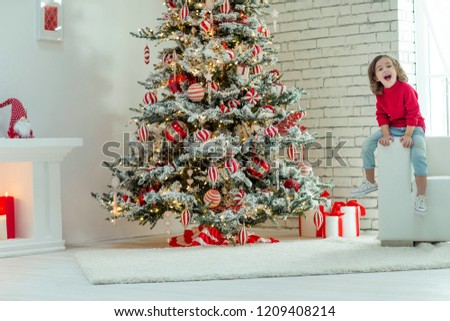 Child on Christmas