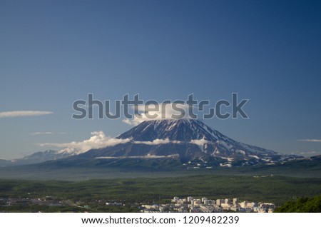 Home volcanoes of Petropavlovsk-Kamchatsky