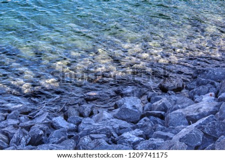 Unique Under Water Rock Texture