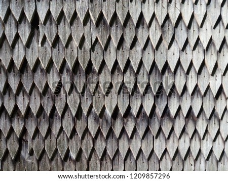 Background of wooden tiles