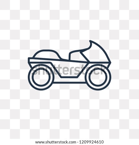 Quad vector outline icon isolated on transparent background, high quality linear Quad transparency concept can be used web and mobile