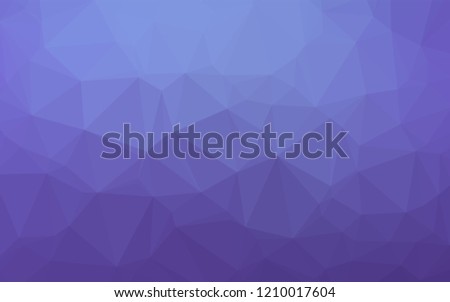 Light Purple vector shining hexagonal template. Creative geometric illustration in Origami style with gradient. The template can be used as a background for cell phones.